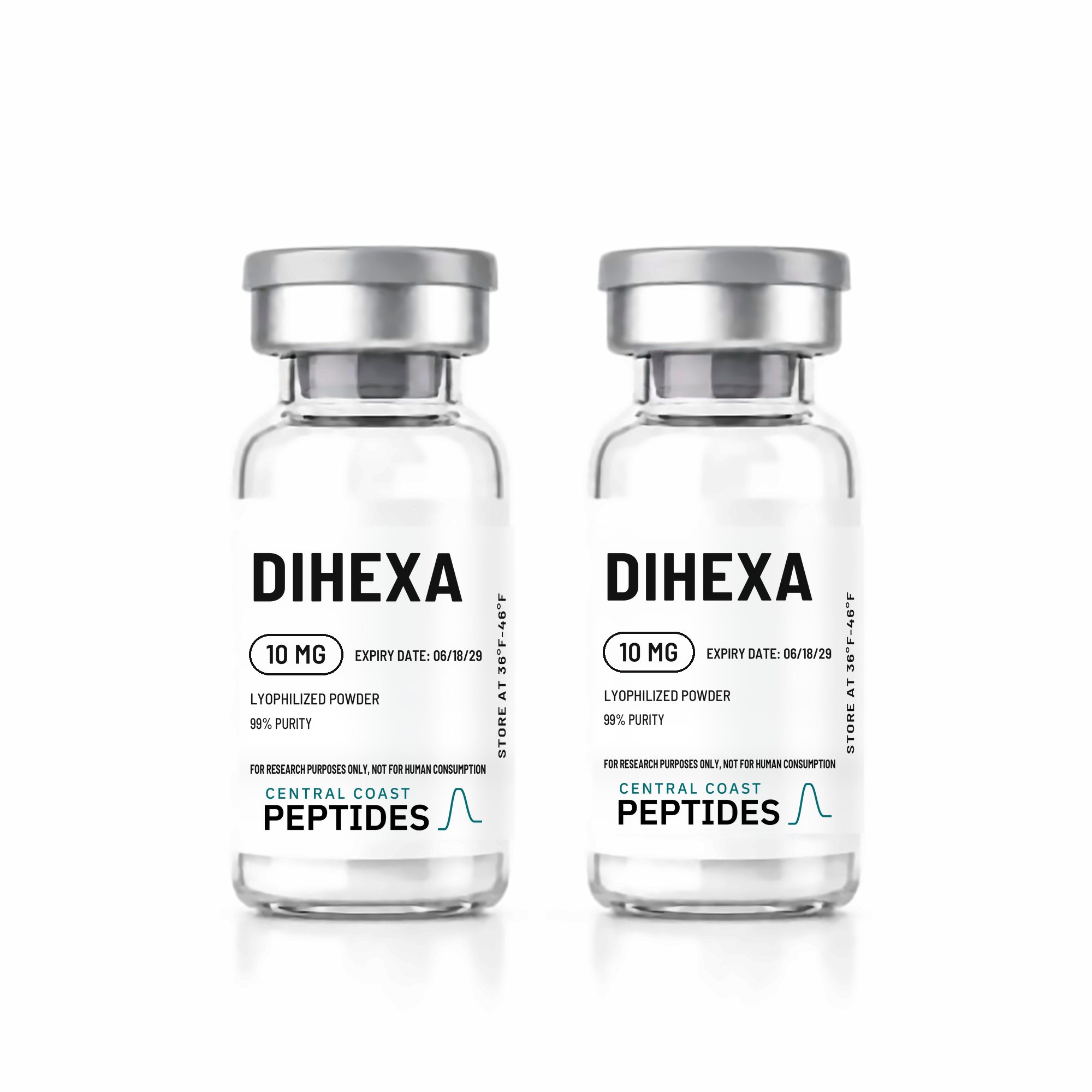Dihexa 10 mg research vials, 805 Peptide Supply