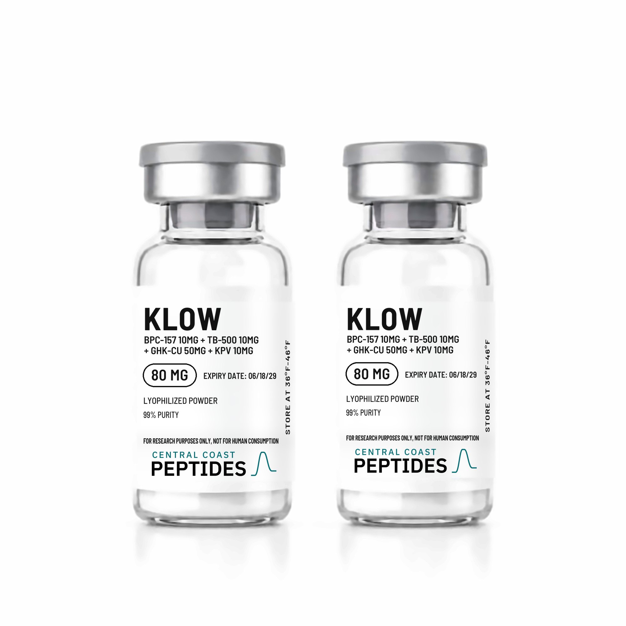 KLOW Stack 80 mg research vials, 805 Peptide Supply