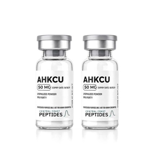 AHKCU 50 mg research vials, 805 Peptide Supply