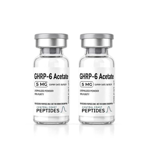 GHRP-6 Acetate 5 mg research vials, 805 Peptide Supply